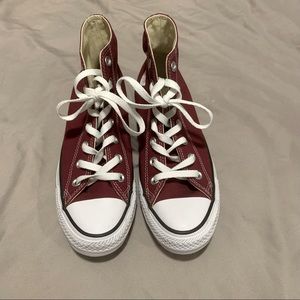 Red Converse Sneakers High Tops